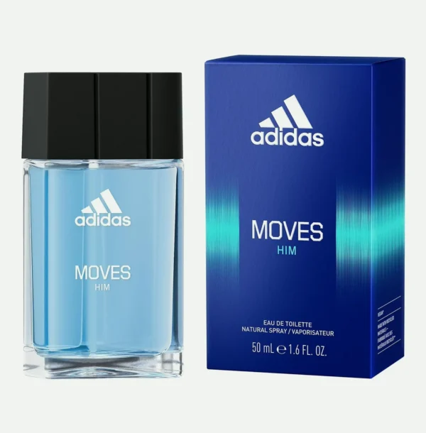 Adidas Moves for Men Toilette Spray 1.6 Fl OZ