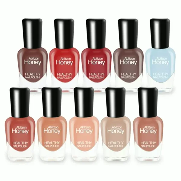 Latest Polish Collection (Ten Containers) - Eco and Fast-Drying Water-Based Polish