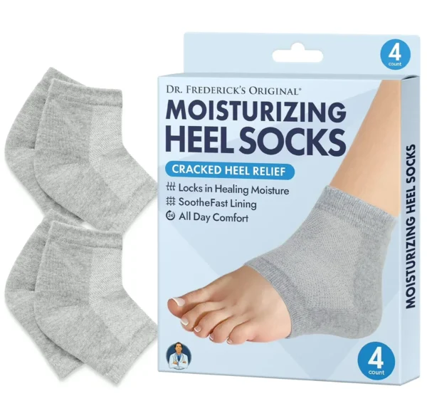 Hydrating Heel Socks for Cracked Heels - 2 Sets