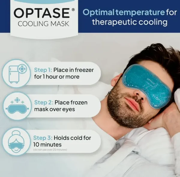 OPTASE Cooling Gel Ocular Cover to Seasonal Ease