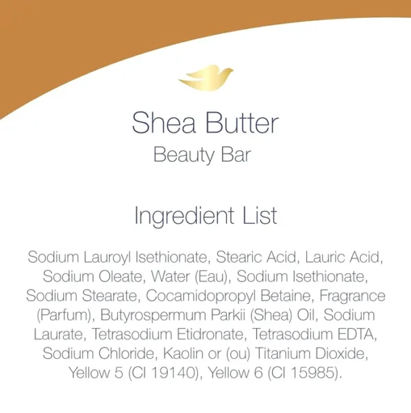 Dove Shea Butter Beauty Bar 8 Count for Soft Skin