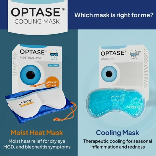 OPTASE Cooling Gel Ocular Cover to Seasonal Ease