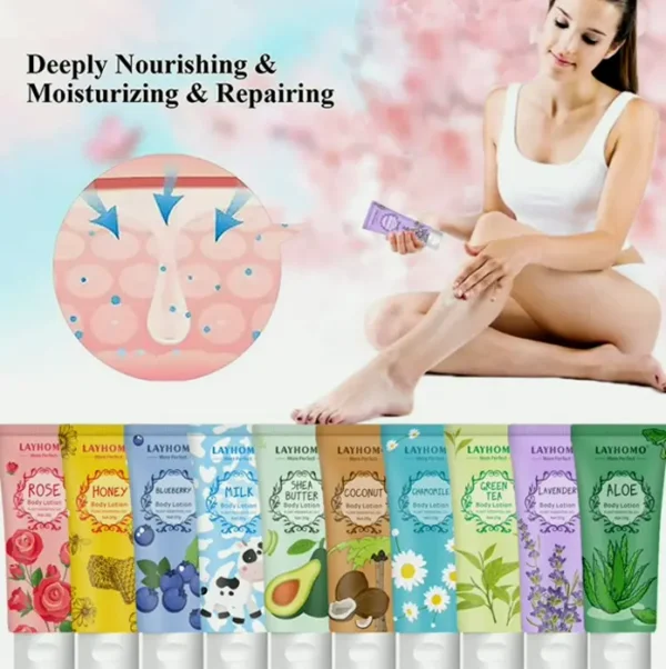 20 Set Mini Body Lotion Present Bundle for Dry Skin