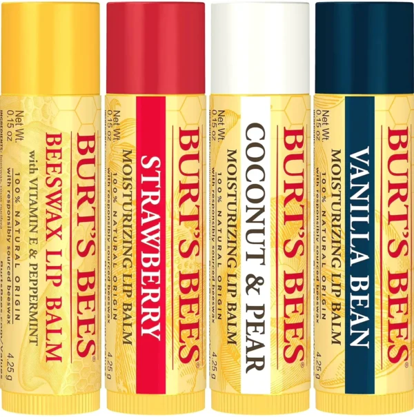 Burt Bees Delicious Lip Balm 4-Pack