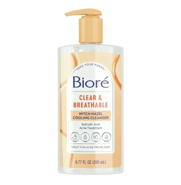 Biore Refreshing Pore Face Wash, Oily Skin, 6.77 Oz