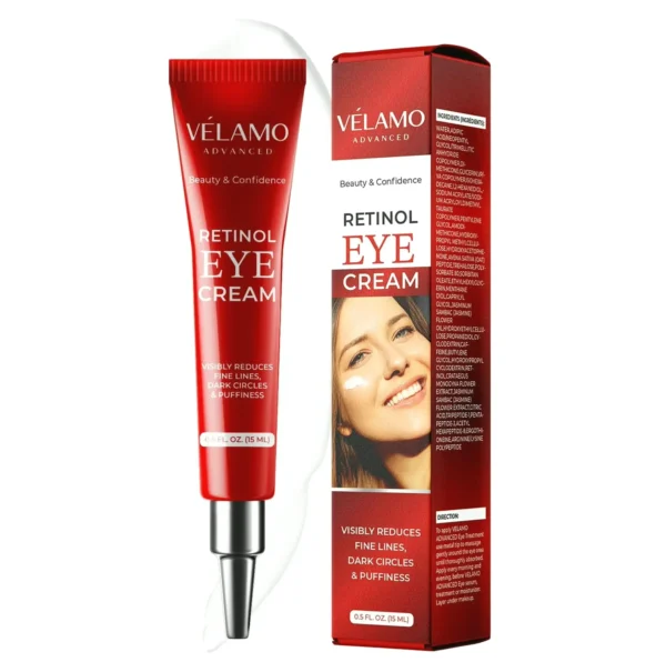 VELAMO ADVANCED Eye Gel for Wrinkles & Dark Circles - 0.5oz