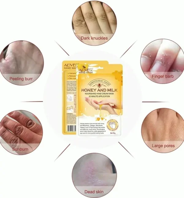 Moisturizing Hand Mask Gloves for Dry, Rough Skin Repair