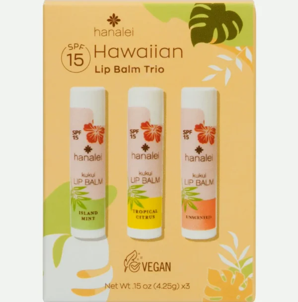 Tropical Oil Lip Balm - Mixed Pack SPF Balm (3 Tubes)