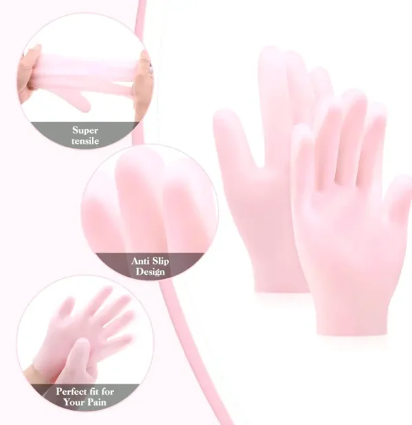 Silicone Moisturizing Gloves Women's Hand Care, Anti-Slip Moisturizer Gloves