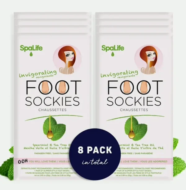 SpaLife's Softening Foot Sockies (8-Pack)