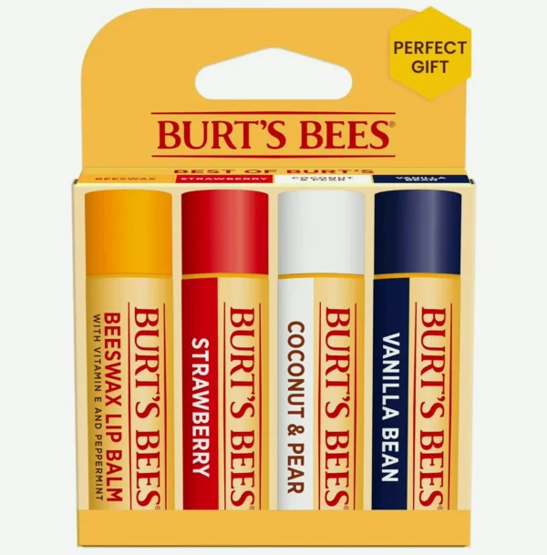 Burt Bees Delicious Lip Balm 4-Pack