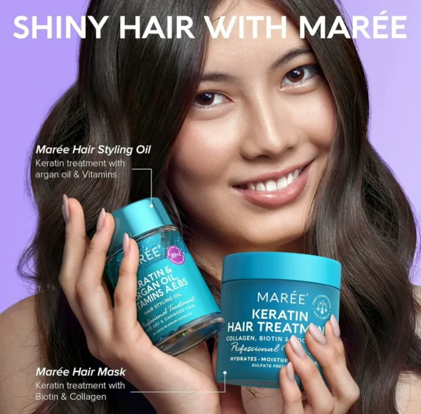 MAREE Haircare Styling Serum to Control Frizzy & Damaged Hair