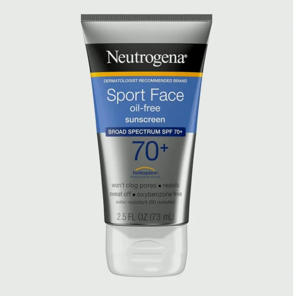 Neutrogena Athletic Facial Sunblock Protection 70+, Non-Oily Cream