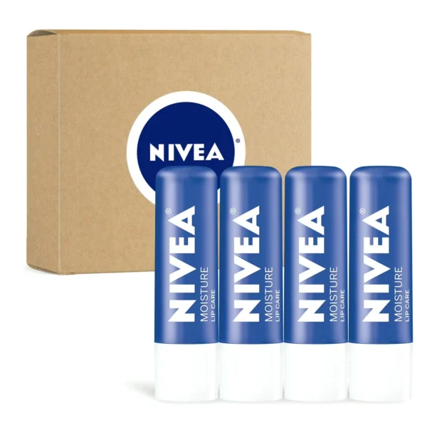 NIVEA Lip Stick with Jojoba Oil, Set of 4