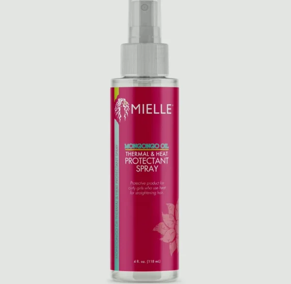 Mielle Mongogo Oil Heat Protection Spray, Safe for Any Hair Types