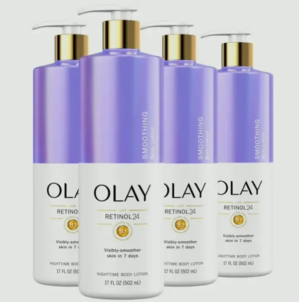 Olay Hand Moisturizer with Retinol - 17 oz (Pack of 4)