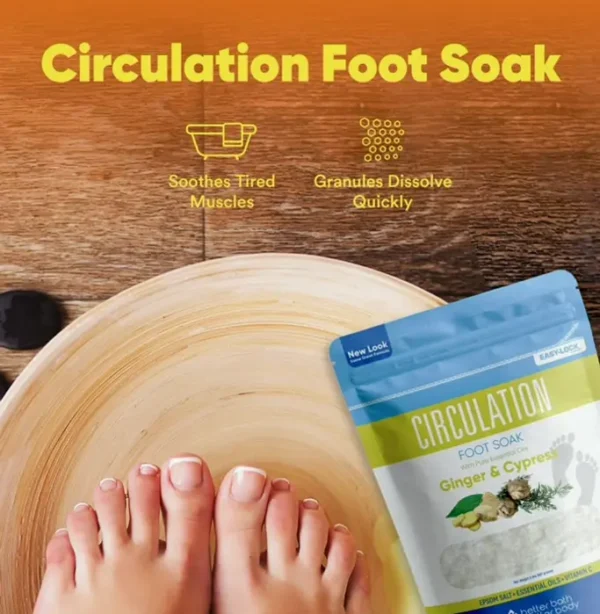 Circulation Foot Soak including Epsom Salt & Essential Oils (2 lbs)