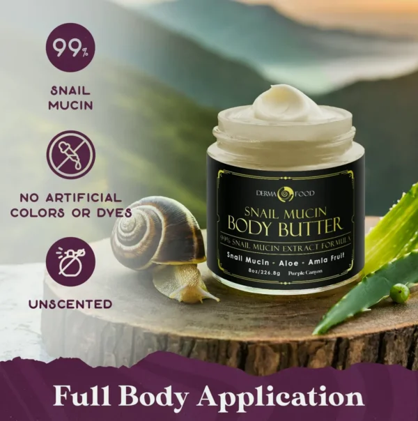 Snail Mucin Body Butter 8oz | Glowing Skin