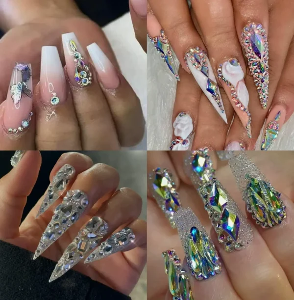 Aurora Nail Gems Mixed Forms