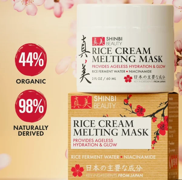 Asian Rice Facial Mask - Natural Skincare 1oz