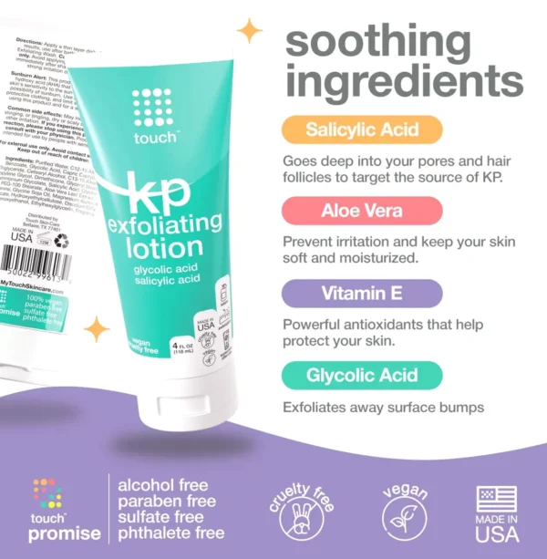 Skin Lotion for KP - 12% Glycolic Acid (4 Fl Oz)